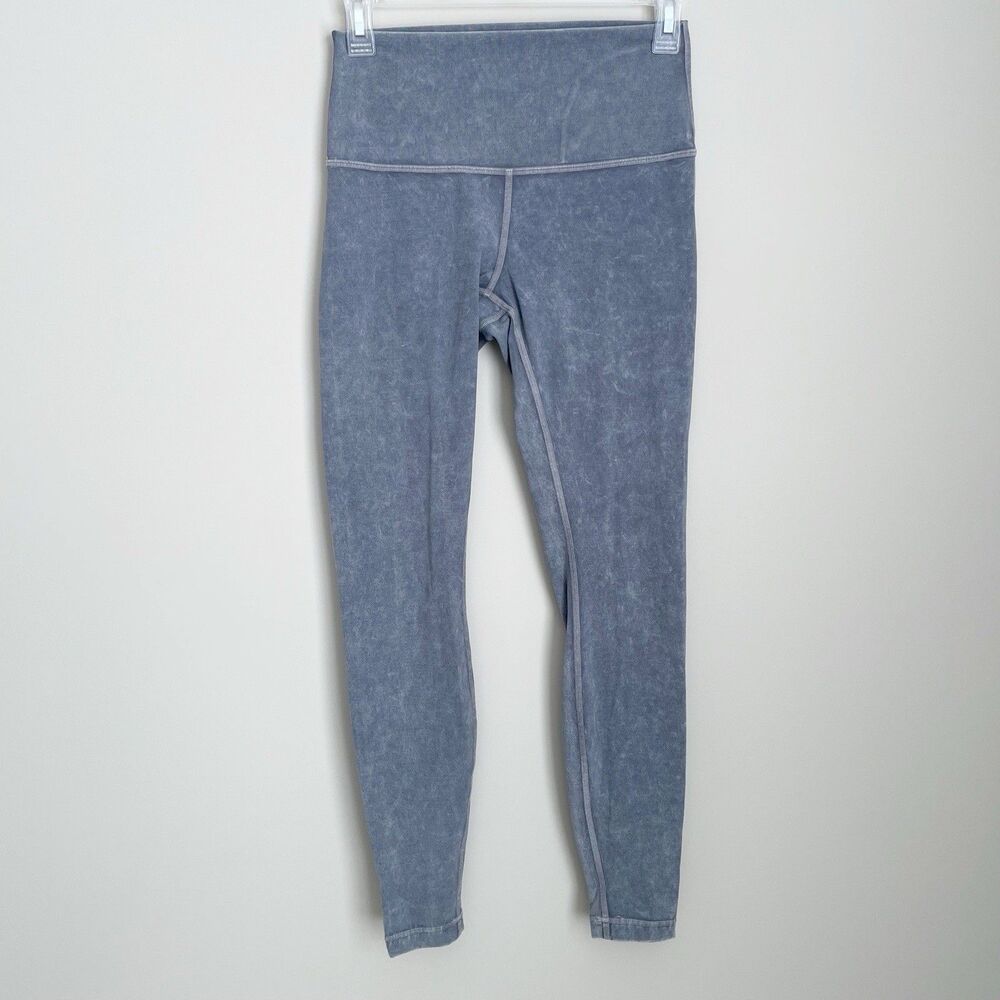 Lululemon Size 6 Wunder Under High Rise Leggings Full On Luxtreme Washed Moon
